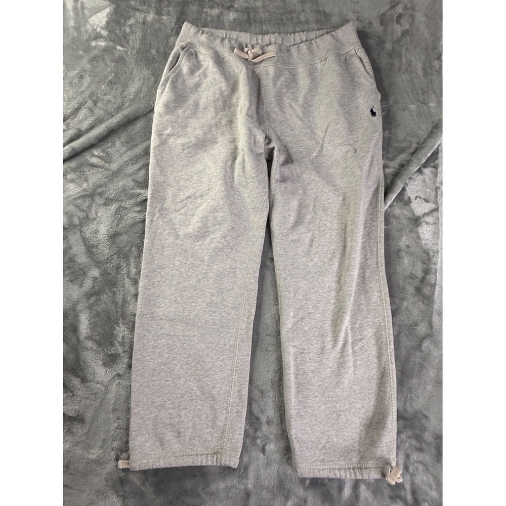 Polo Ralph Lauren Mens Sweatpants XXL Gray Drawstring Cinch Hem